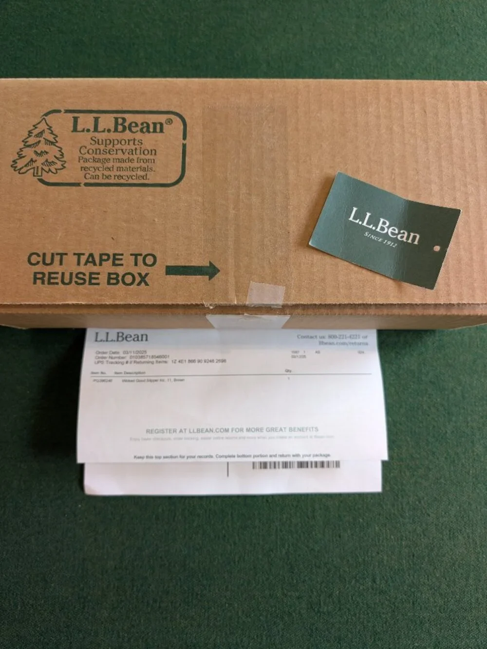 L.L. Bean nwt box